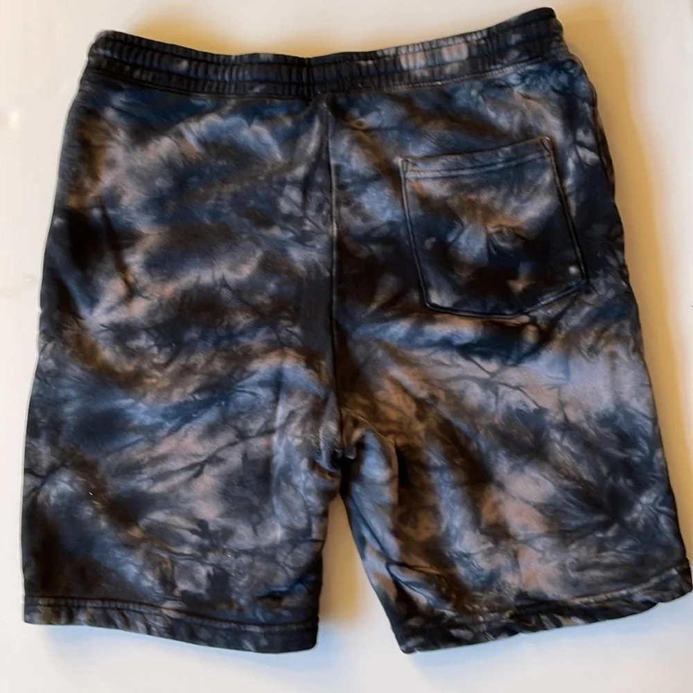 Independent Trading Company, Men's Black Fleece Tie-Dye Athletic Shorts Sz M - Picture 4 of 14